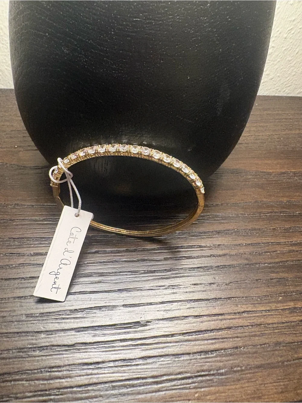 NEW Cate d’Argent gold tennis bracelet